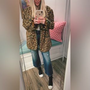 R13 Military Liner Jacket Leopard